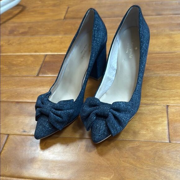Kate Spade Denim Heels - Picture 2 of 5